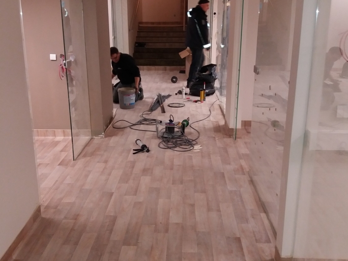 Fire and Rescue Department, the Second Corps building, making of PVC coating installation work