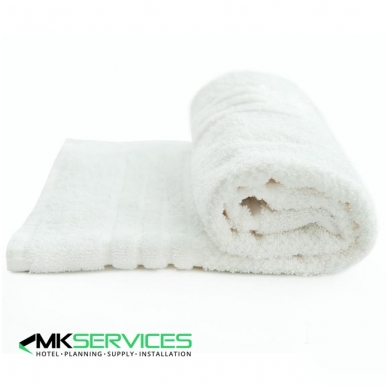White bath mat 650 g/m2