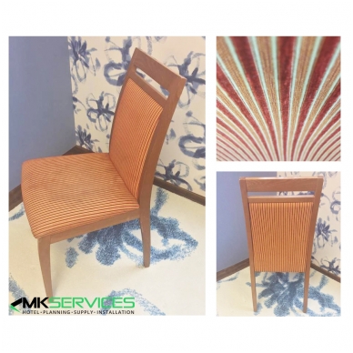 Dining chair red / orange