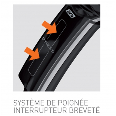 Hair dryer Clipper II Black JVD 2