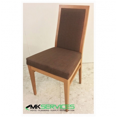 Brown dining chairs 4
