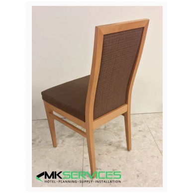 Brown dining chairs 5