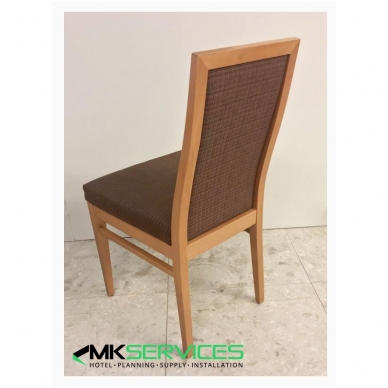 Brown dining chairs 5
