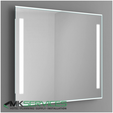 Bathroom mirror 1000x1000 mm